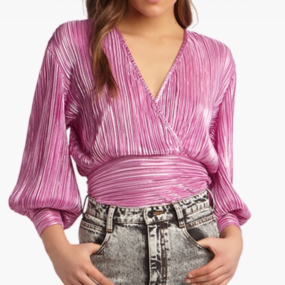 Bardot Trinity Pleat Top